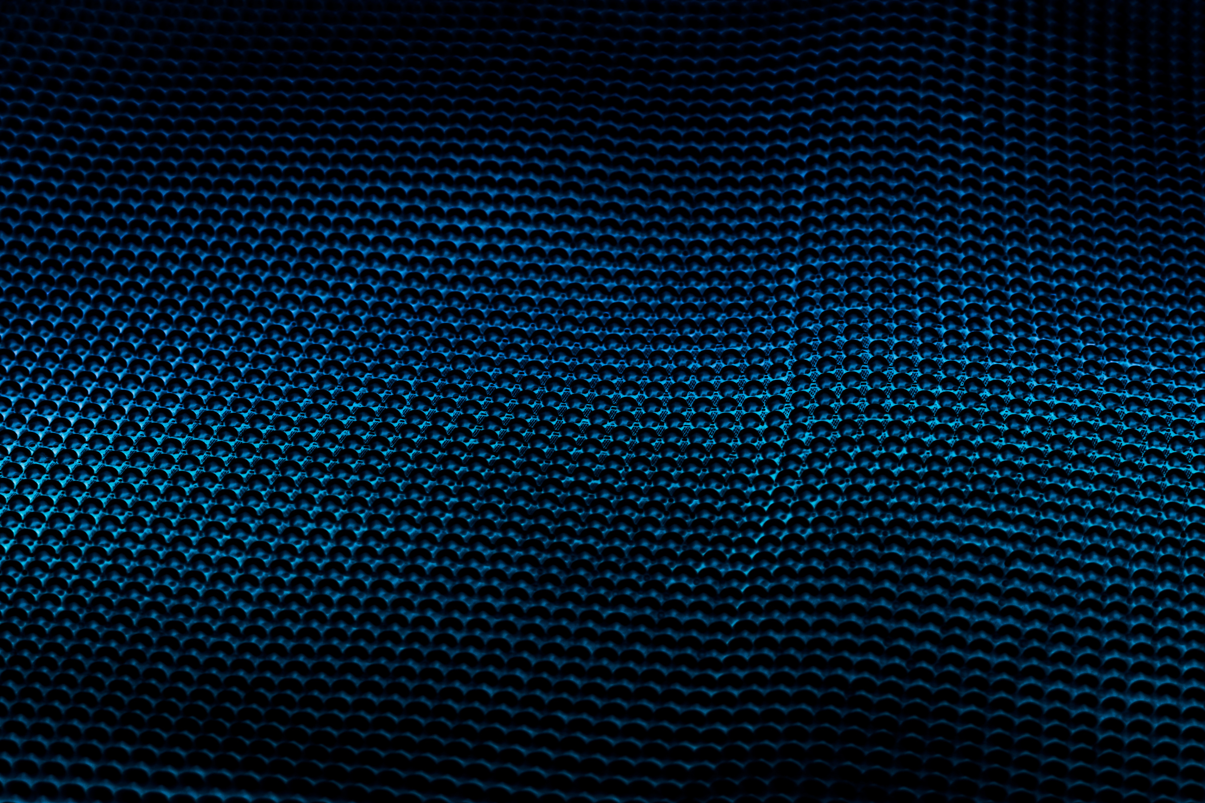 Blue Metallic Abstract Background, Futuristic Surface and High Tech Material